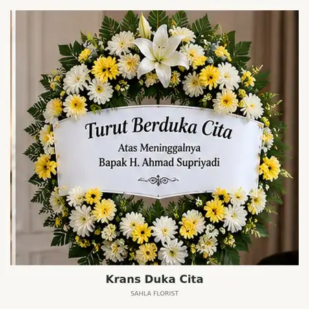 Krans Bunga Duka Cihideung